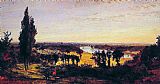 London Canvas Paintings - Richmond Hill and the Thames, London